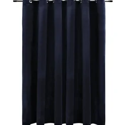 Gordijn verduisterend met ringen 290x245 cm fluweel>vidaXL