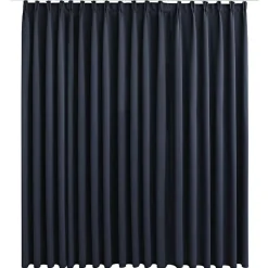 Gordijn verduisterend met haken 290x245 cm>vidaXL Sale