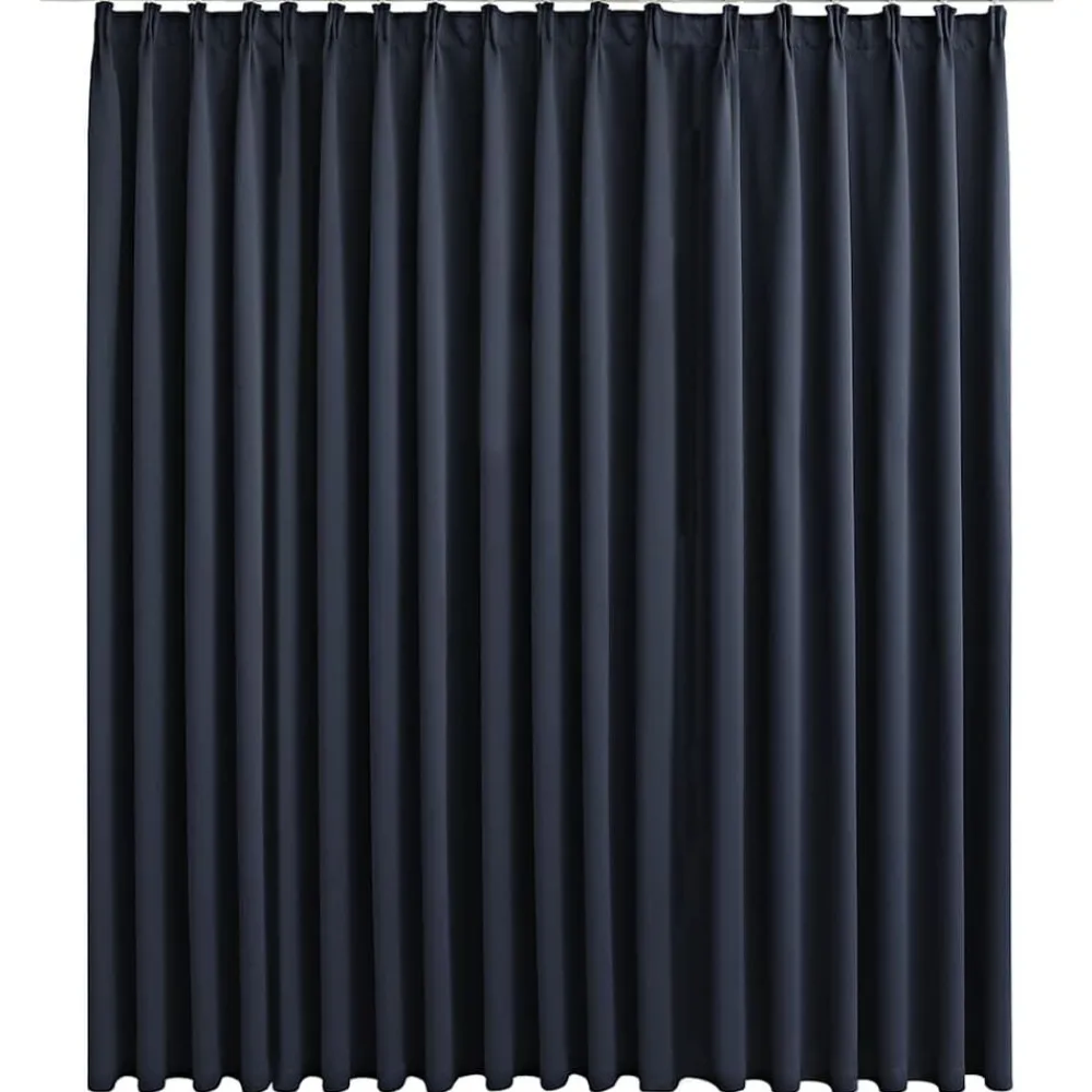 Gordijn verduisterend met haken 290x245 cm>vidaXL Sale