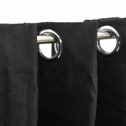 Woon- & Tuinaccessoires*vidaXL Gordijnen linnen-look verduisterend 2 st 140x175 cm Antraciet