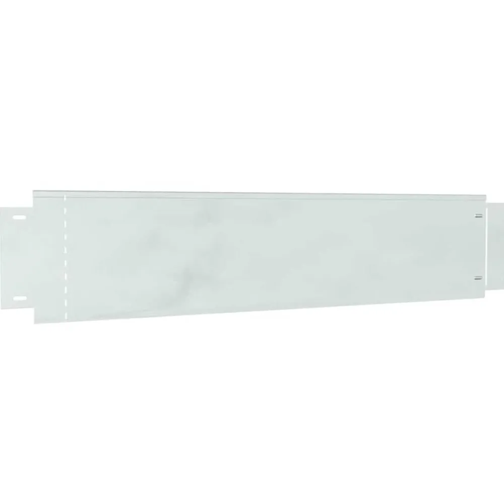 Tuinafscheidingen*vidaXL Grashek Gegalvaniseerde kleur 100 x 20 x 0.07 cm