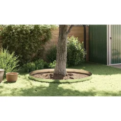 Tuinafscheidingen*vidaXL Grashek Gegalvaniseerde kleur 100 x 20 x 0.07 cm