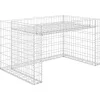Tuin & Gazon*vidaXL Grasmaaieroverkapping met plantenbak 110x80x60cm staaldraad