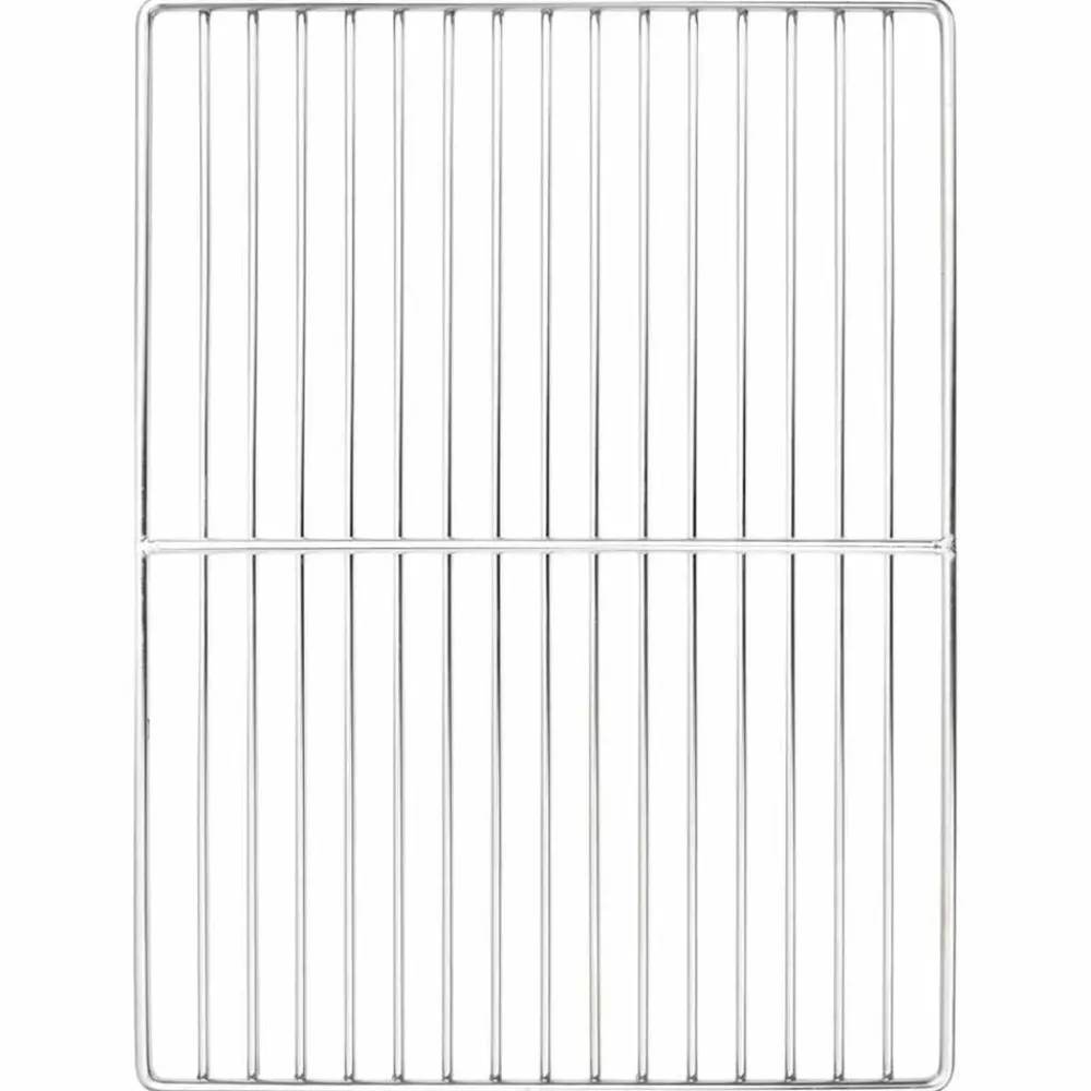 Keuken & Eetkamer*vidaXL Grillrooster Zilver 40 x 30 cm Roestvrij staal