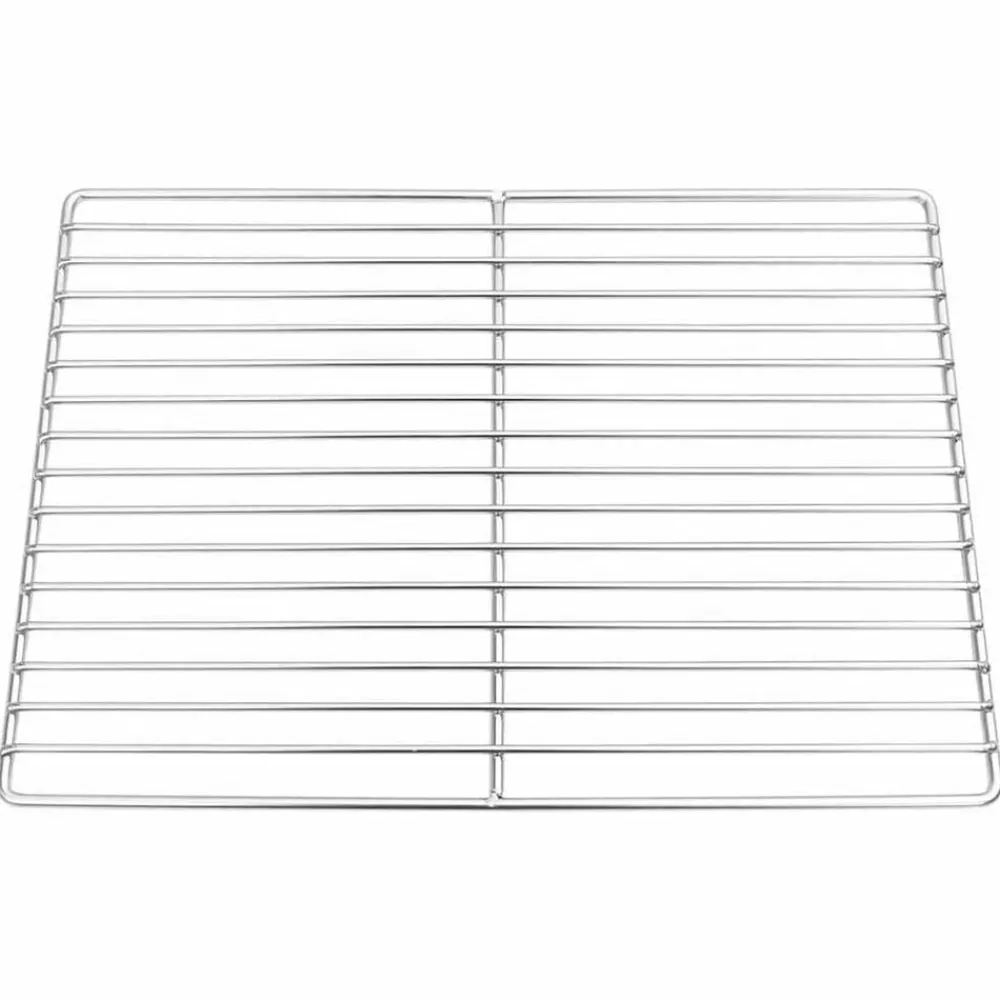 Keuken & Eetkamer*vidaXL Grillrooster Zilver 40 x 30 cm Roestvrij staal