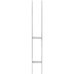 Grondankers 6 st 7x6x60 cm gegalvaniseerd staal zilverkleurig><noscript><img width=