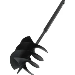 Gereedschap*vidaXL Grondboor met handvat 250 mm met verlengbuis 8 m staal