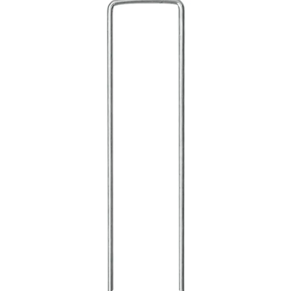 Grondharingen 25 st U-vormig 15x3,5 cm gegalvaniseerd staal>vidaXL Outlet