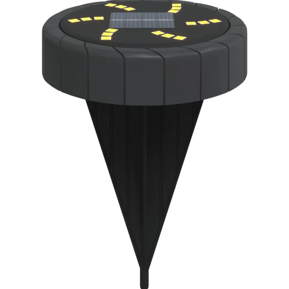 Grondlampen 4 st solar met grondpennen warmwit>vidaXL