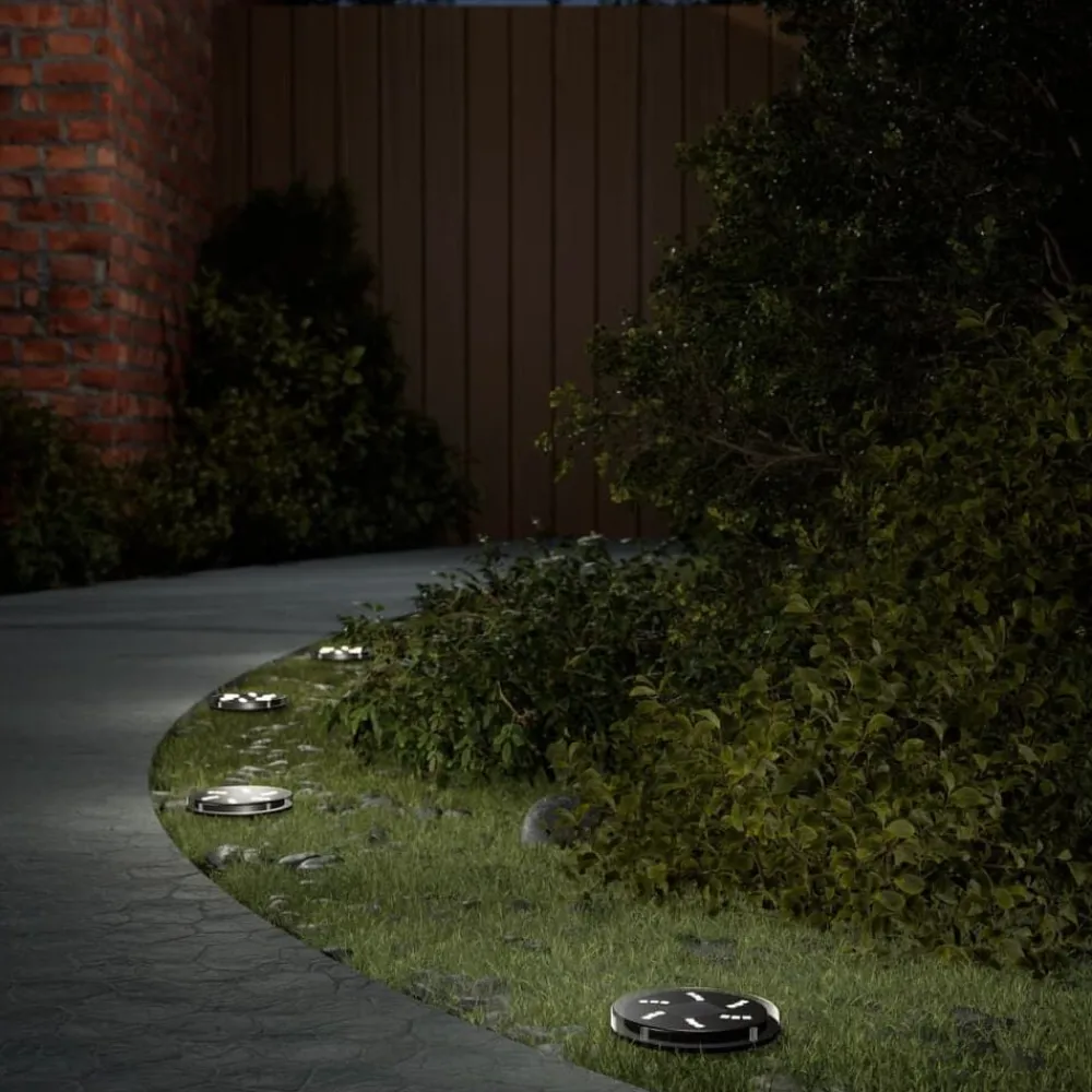 Grondlampen 4 st solar met grondpennen warmwit>vidaXL