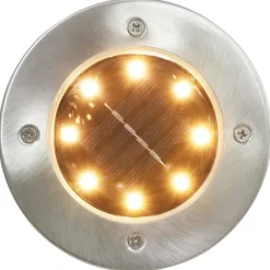 Verlichting*vidaXL Grondlampen 8 st solar LED Warmwit