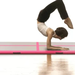 Gymnastiekmat met pomp opblaasbaar 300x100x10 cm PVC><noscript><img width=