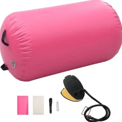 Gymnastiekrol met pomp opblaasbaar 100x60 cm PVC>vidaXL Best