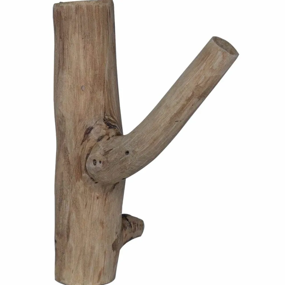 Haak Bruin 4 x 4 x 14 cm Massief Gerecycled Hout>vidaXL Hot