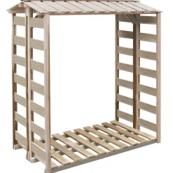 Houtkachel- & Haardaccessoires*vidaXL Haardhoutopslag 150x90x176 cm geïmpregneerd grenenhout