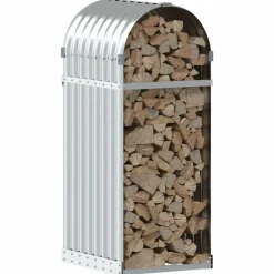 Haardhoutopslag 40x45x100 cm gegalvaniseerd staal kleurig><noscript><img width=