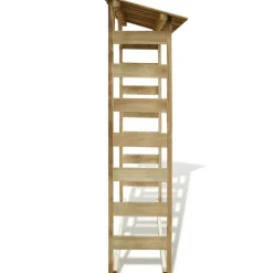 Houtkachel- & Haardaccessoires*vidaXL Haardhoutopslag 150x44x176 cm geïmpregneerd grenenhout