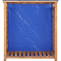 Houtkachel- & Haardaccessoires*vidaXL Haardhoutopslag 105x38x115 cm massief acaciahout