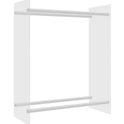 Haardhoutrek 80x35x100 cm gehard glas transparant>vidaXL Clearance