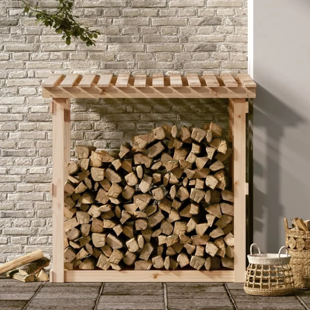 Haardhoutrek 108x64,5x109 cm massief grenenhout>vidaXL Sale
