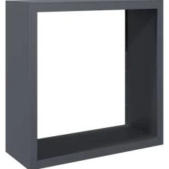Haardhoutrek 100x40x100 cm staal antracietkleurig>vidaXL Sale