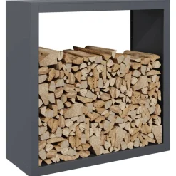 Haardhoutrek 100x40x100 cm staal antracietkleurig><noscript><img width=