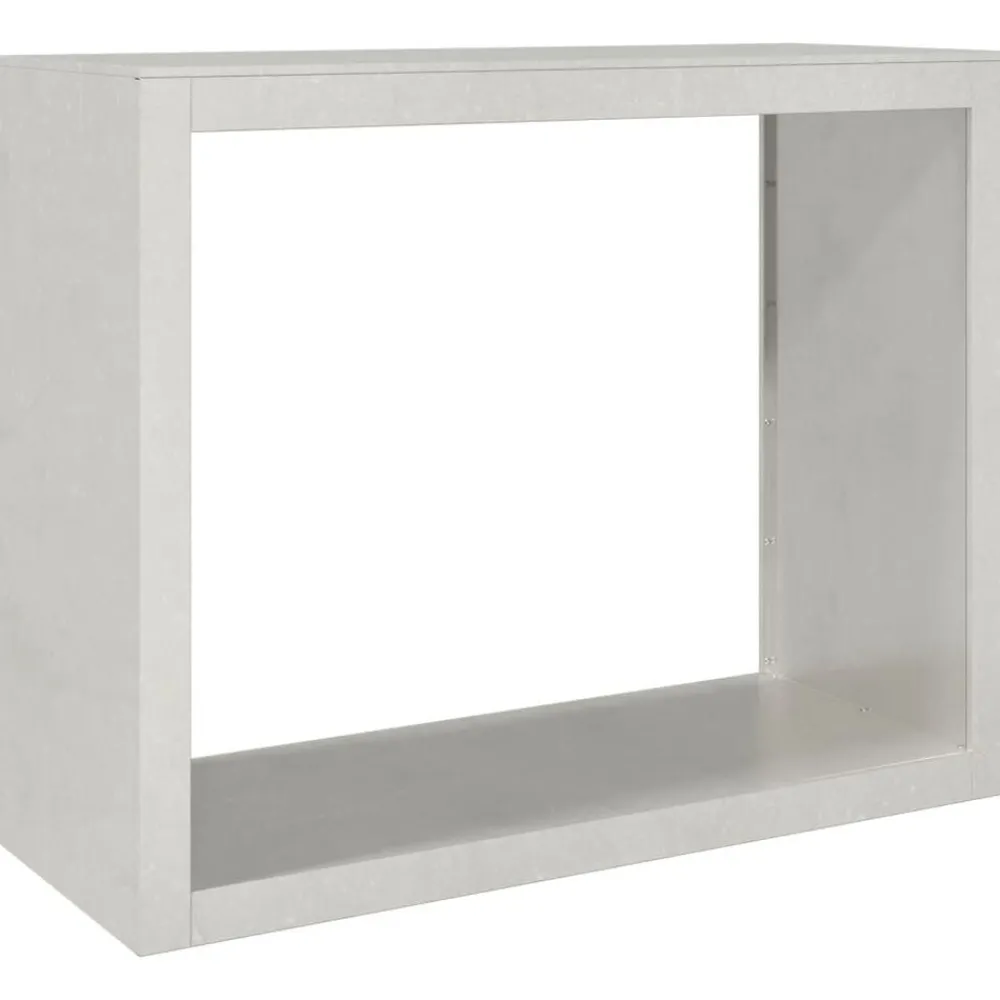 Houtkachel- & Haardaccessoires*vidaXL Haardhoutrek 100x40x80 cm roestvrij staal Roestvrij staal/Lichtgrijs