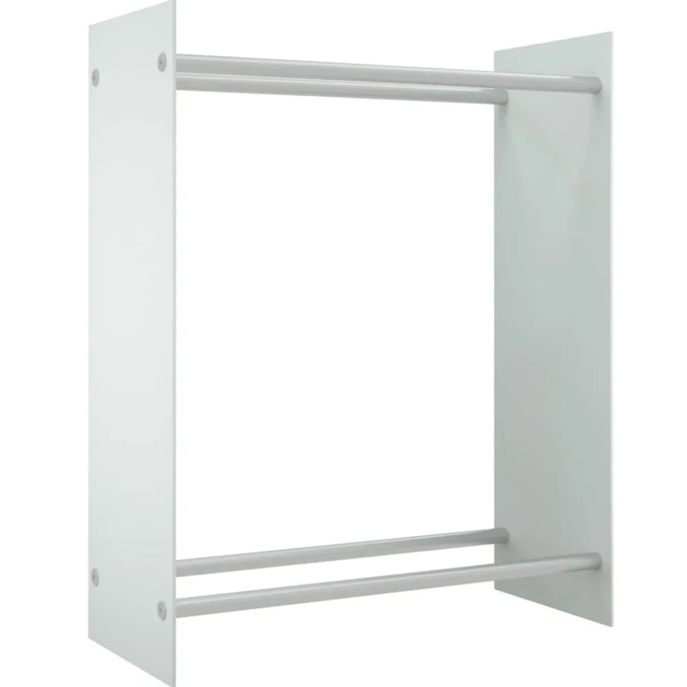 Haardhoutrek 80x35x100 cm gehard glas>vidaXL Outlet