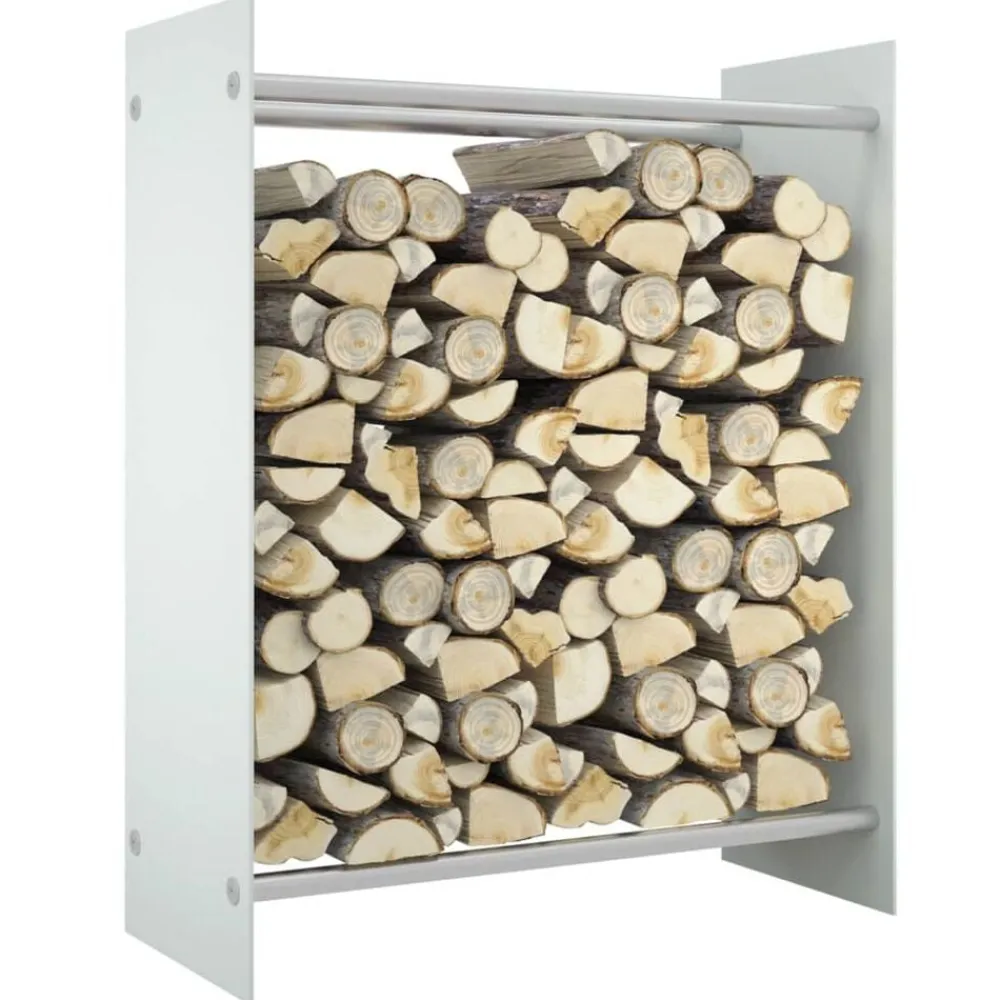 Haardhoutrek 80x35x100 cm gehard glas>vidaXL Outlet