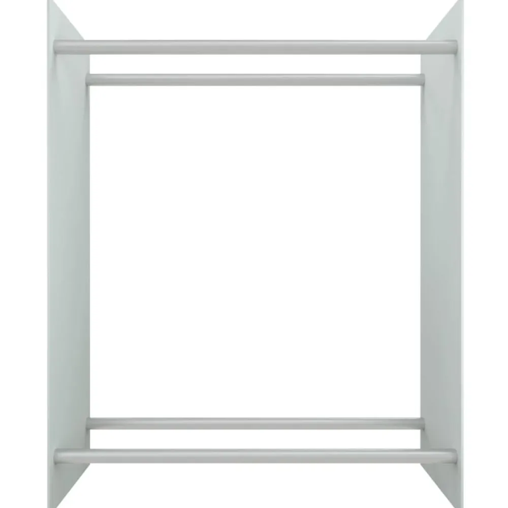 Haardhoutrek 80x35x100 cm gehard glas>vidaXL Outlet