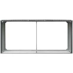 Houtkachel- & Haardaccessoires*vidaXL Haardhoutschuur 330x92x153 cm gegalvaniseerd staal Antraciet