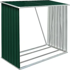 Haardhoutschuur 163x83x154 cm gegalvaniseerd staal>vidaXL Outlet