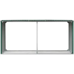 Haardhoutschuur 330x92x153 cm gegalvaniseerd staal><noscript><img width=