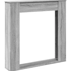 Haardombouw 100x20x100 cm bewerkt hout eikenkleur>vidaXL Discount