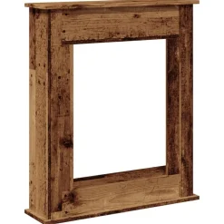 Houtkachel- & Haardaccessoires*vidaXL Haardombouw 75x20x87,5 cm bewerkt hout kleurig Oud hout