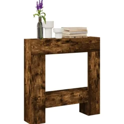 Haardombouw 81x18x82 cm bewerkt hout kleurig>vidaXL Best