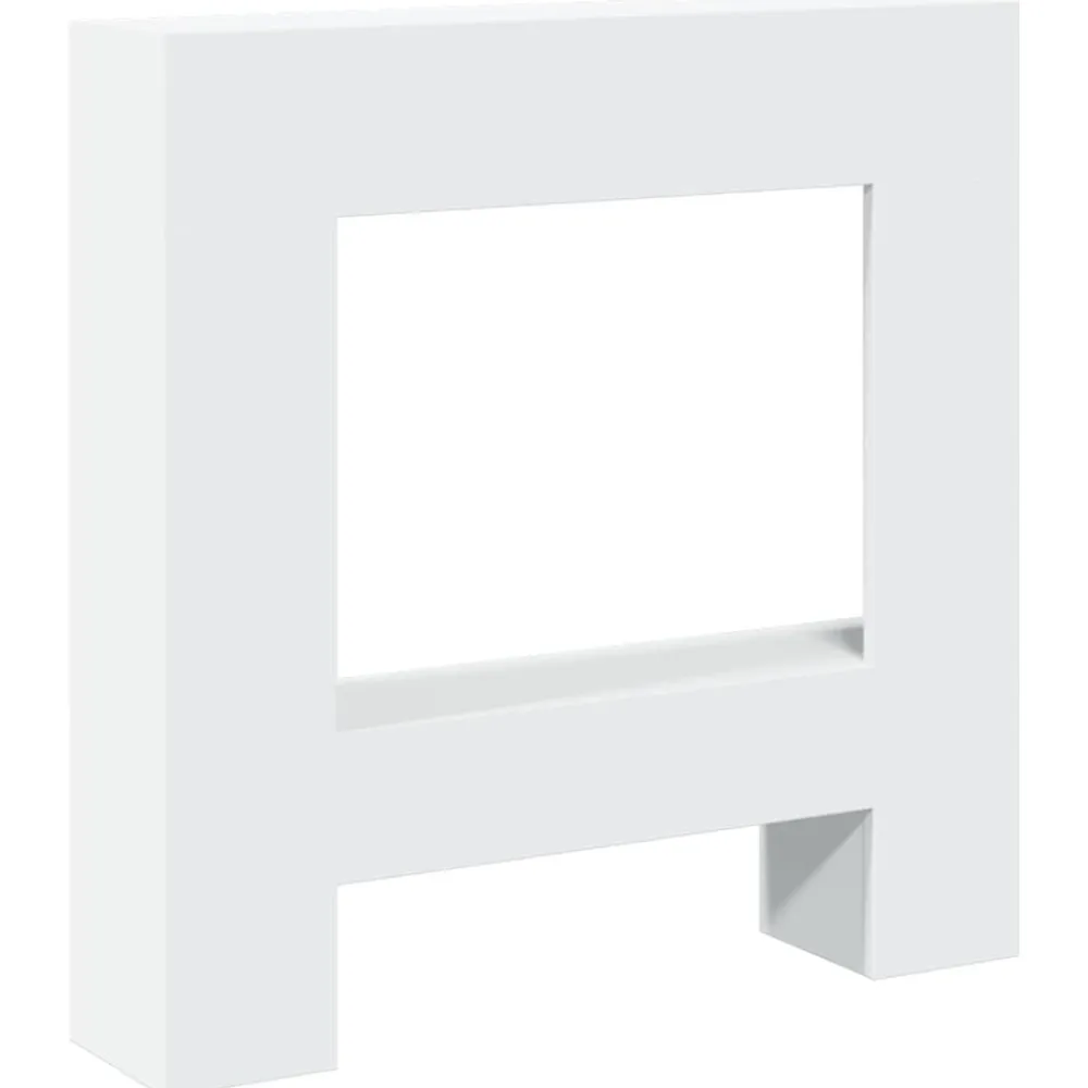 Houtkachel- & Haardaccessoires*vidaXL Haardombouw 81x18x82 cm bewerkt hout Wit