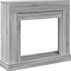 Haardombouw 100x30x87,5 cm bewerkt hout eikenkleur>vidaXL Online