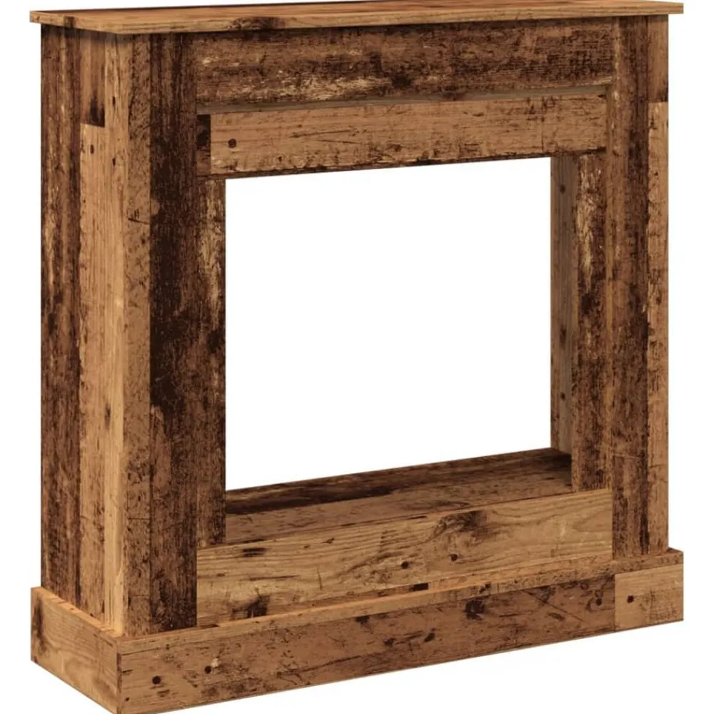 Haardombouw 90x30x90 cm bewerkt hout kleurig>vidaXL Online