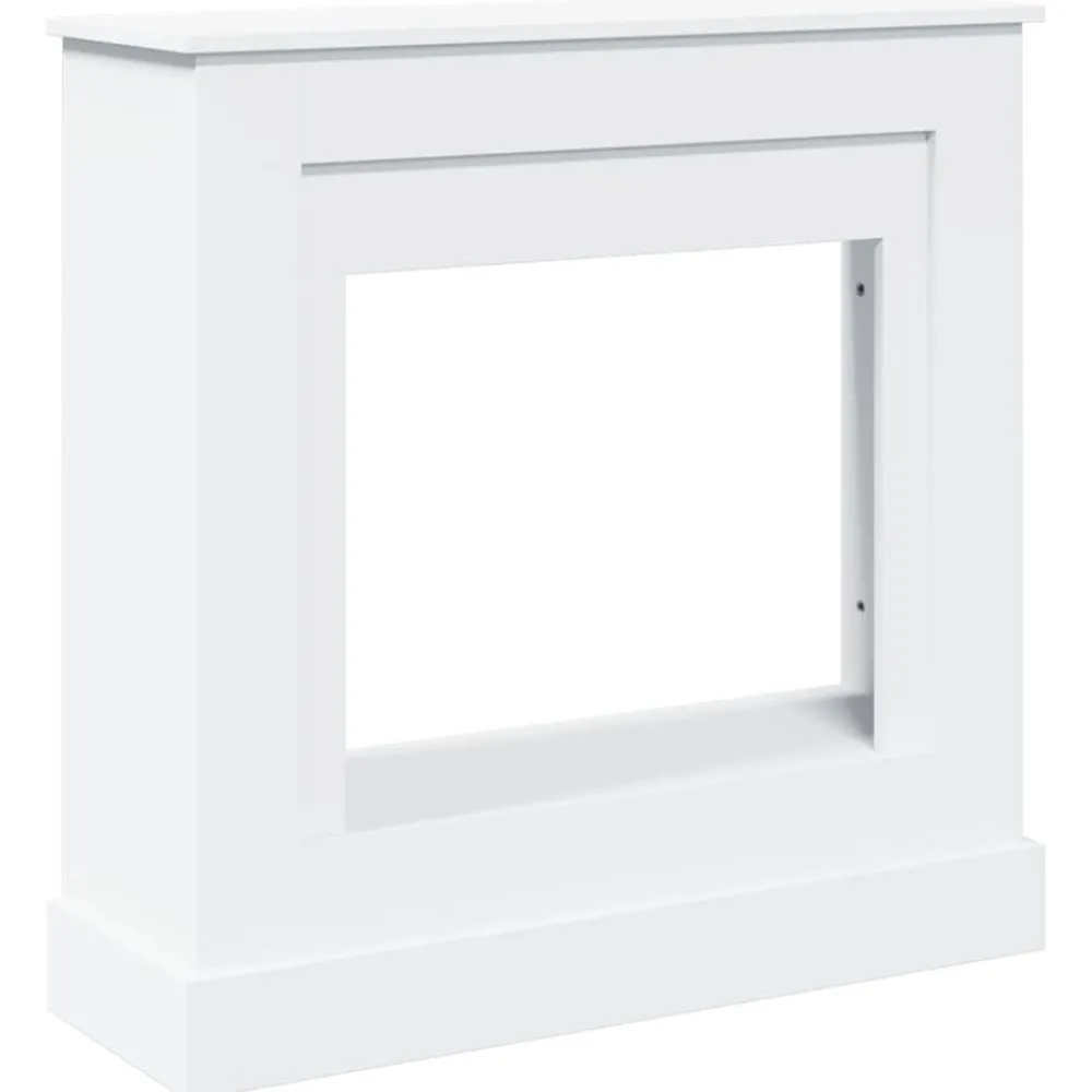 Houtkachel- & Haardaccessoires*vidaXL Haardombouw 90x30x90 cm bewerkt hout Wit