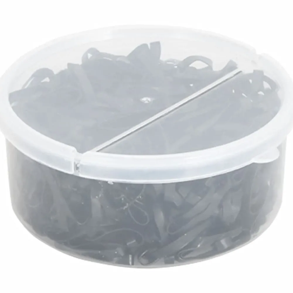 Haarelastiekjes paard 500 st silicone zwart>vidaXL Outlet