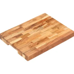 Hakblok 40x30x4 cm massief acaciahout>vidaXL Best
