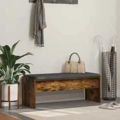 Halbank met kussen 103 x 38 x 40 cm>vidaXL New