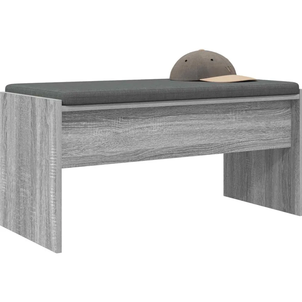 Halbank met kussen 83 x 38 x 40 cm>vidaXL Online