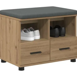 Halbank met kussen met lade Artisan Eik 60 x 38 x 46 cm><noscript><img width=