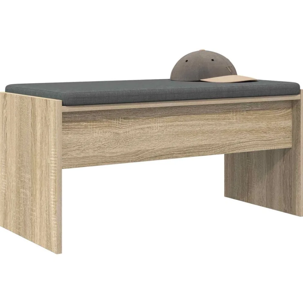 Halbank met kussen 83 x 38 x 40 cm>vidaXL Best