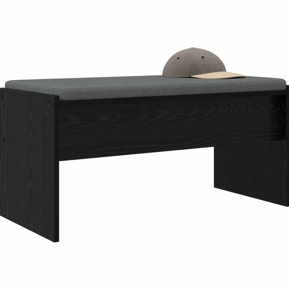 Halbank met kussen 83 x 38 x 40 cm>vidaXL