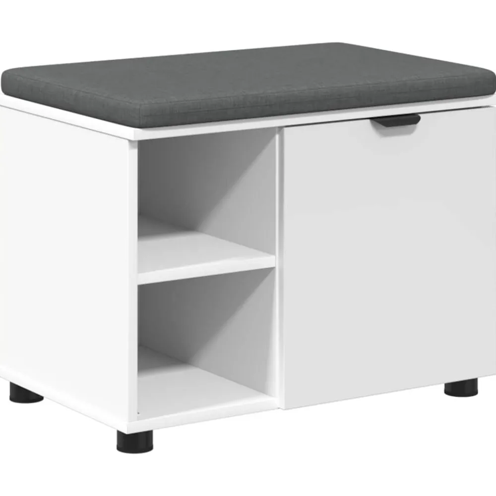 Halbank 60 x 38 x 46 cm Geïndustrialiseerd hout en stof>vidaXL Online