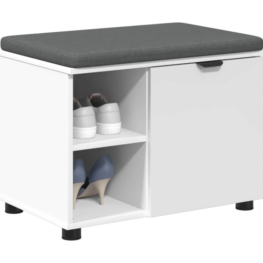 Halbank 60 x 38 x 46 cm Geïndustrialiseerd hout en stof>vidaXL Online