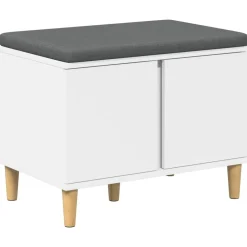 Halbank 60 x 38 x 46 cm Bewerkt hout en stof>vidaXL Online
